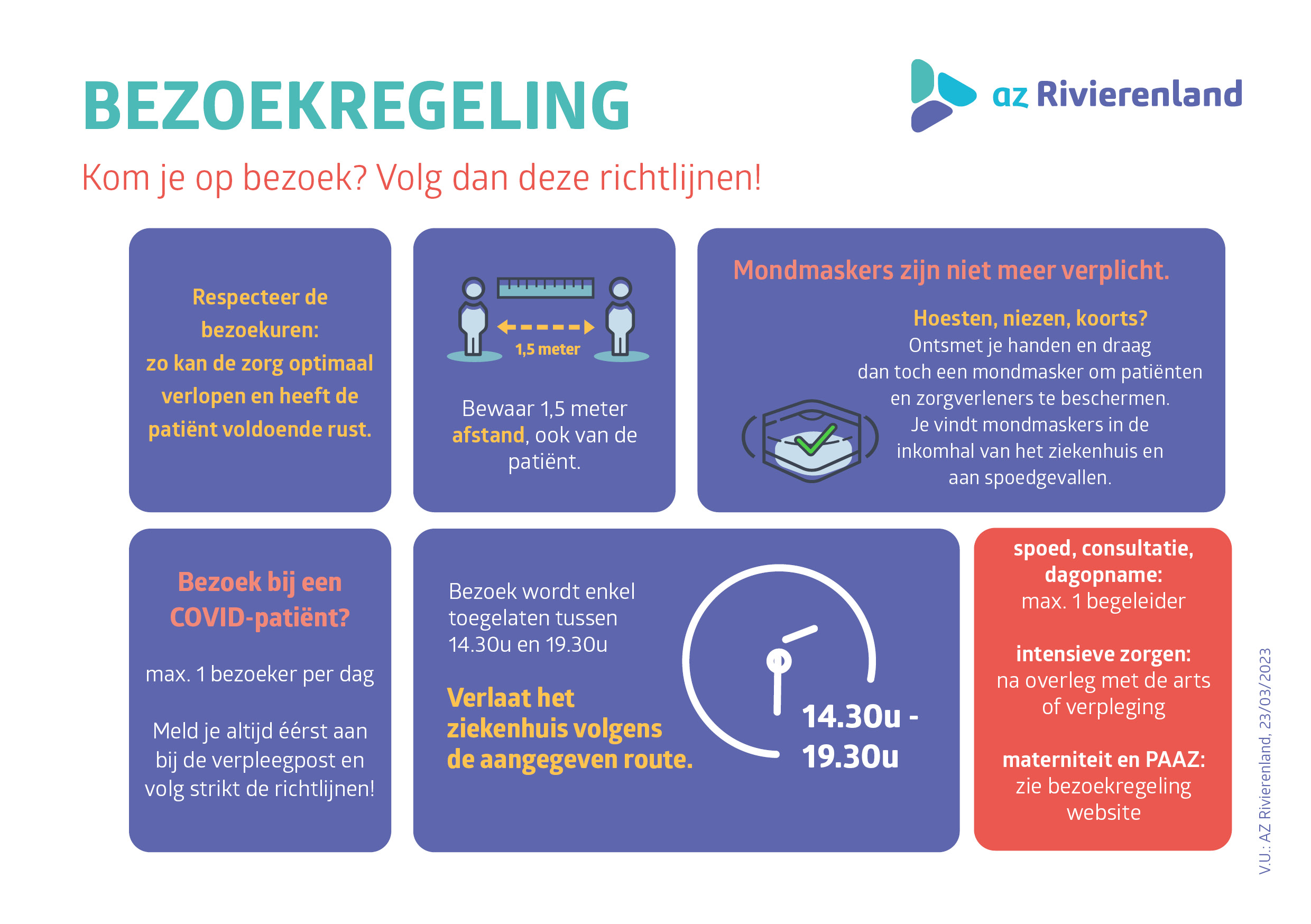 bezoekersregeling 23/03/2023