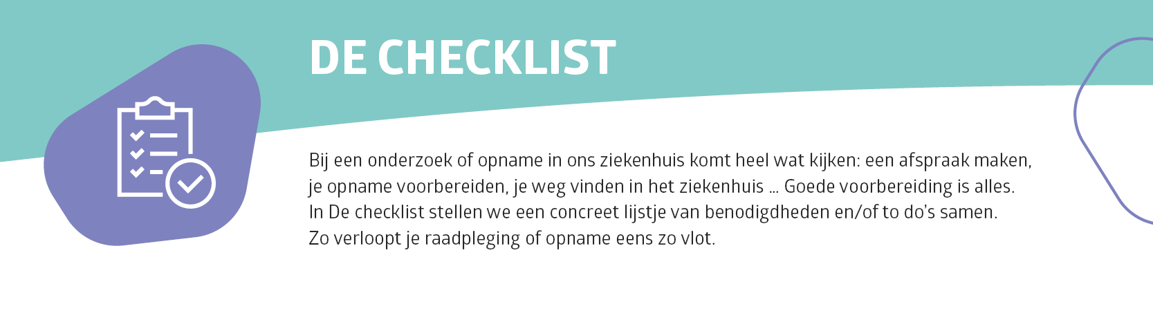 Banner de checklist