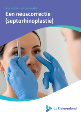 Een neuscorrectie (septorhinoplastie)