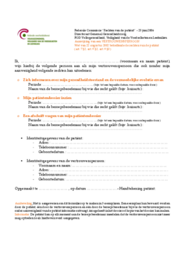 Aanduiding vertrouwenspersoon