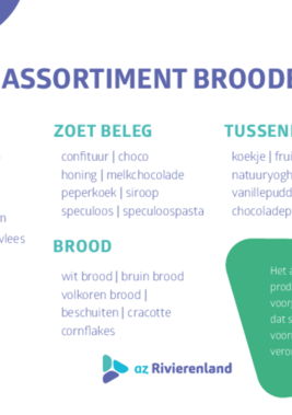 Assortiment broodbuffetwagen (campus Rumst)