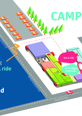Plattegrond campus Bornem