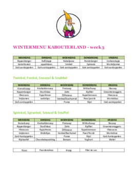Wintermenu - week 3