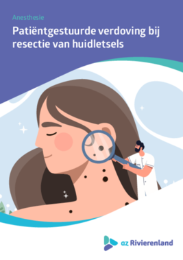 Patiëntgestuurde verdoving bij resectie van huidletsels