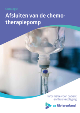 Afsluiten van de chemotherapiepomp